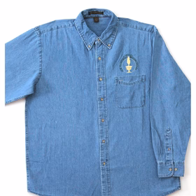 Long-Sleeve Denim Shirt